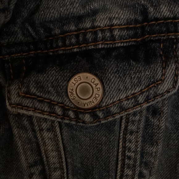 Gap Kids GAP FOR GOOD Denim Girls Jean Jacket Coat Vest  Blue - Picture 6 of 9